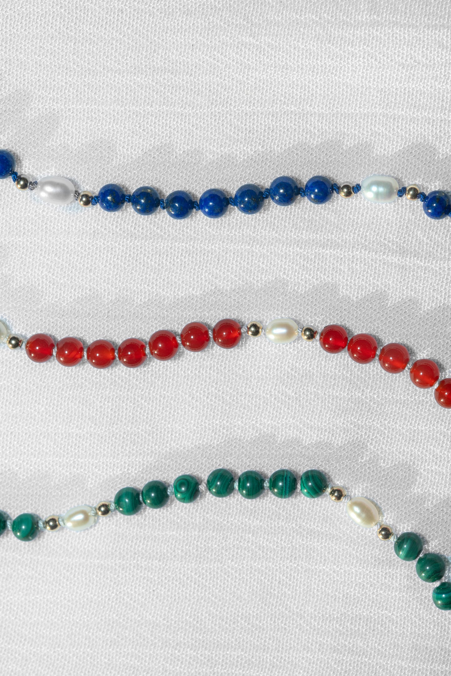 SJG Coastline Bracelet at 7 1/2" with a 14K Yellow Gold Clasp