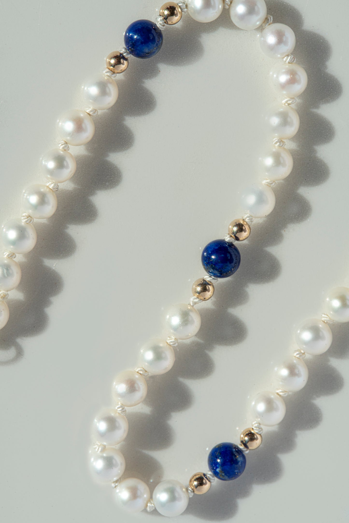 SJG Moonlit Bracelet at 7" with a 14K Yellow Gold Clasp