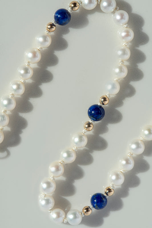 SJG Moonlit Bracelet at 7 1/2" with a 14K Yellow Gold Clasp