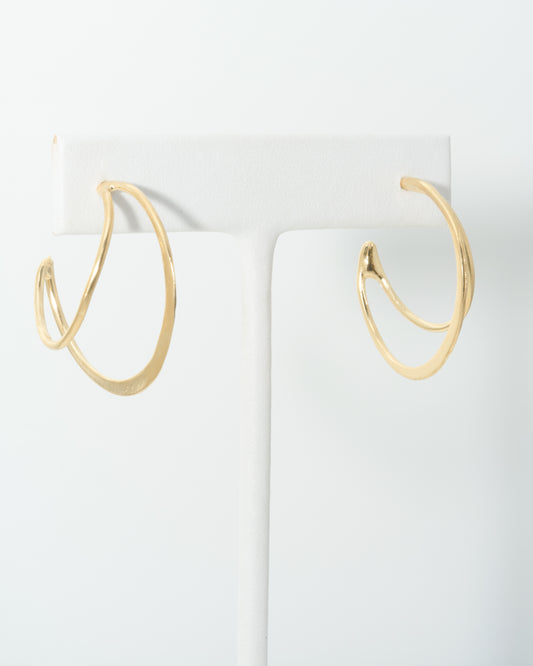 Passage Earrings in Gold Vermeil