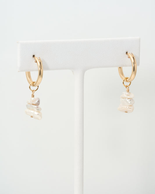 Flutter Mini Hoop Earrings in 14K Gold Filled