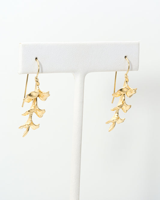 Floret Earrings in Gold Vermeil