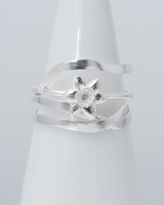 First Bloom Ring in Sterling Silver