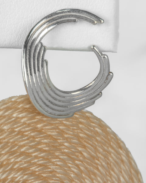 Orion Matiz Earrings with Sand Woven Terlenka Drops in Sterling Silver