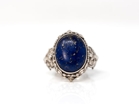 Vintage Lapis Lazuli Statement Ring