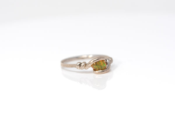 Opal Wire Wrapped Ring