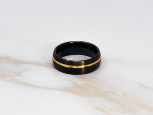 Gunmetal Tungsten Ring