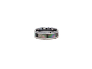 Mother of Pearl Tungsten Ring
