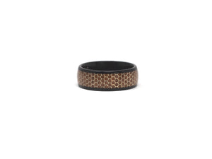 Wood and Honeycomb Tungsten Band