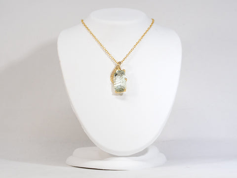 Green Amethyst Necklace